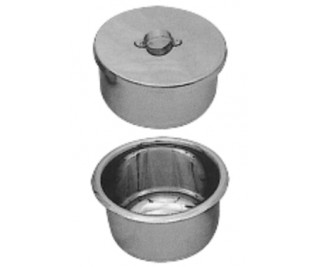 Gallipot with & without lid